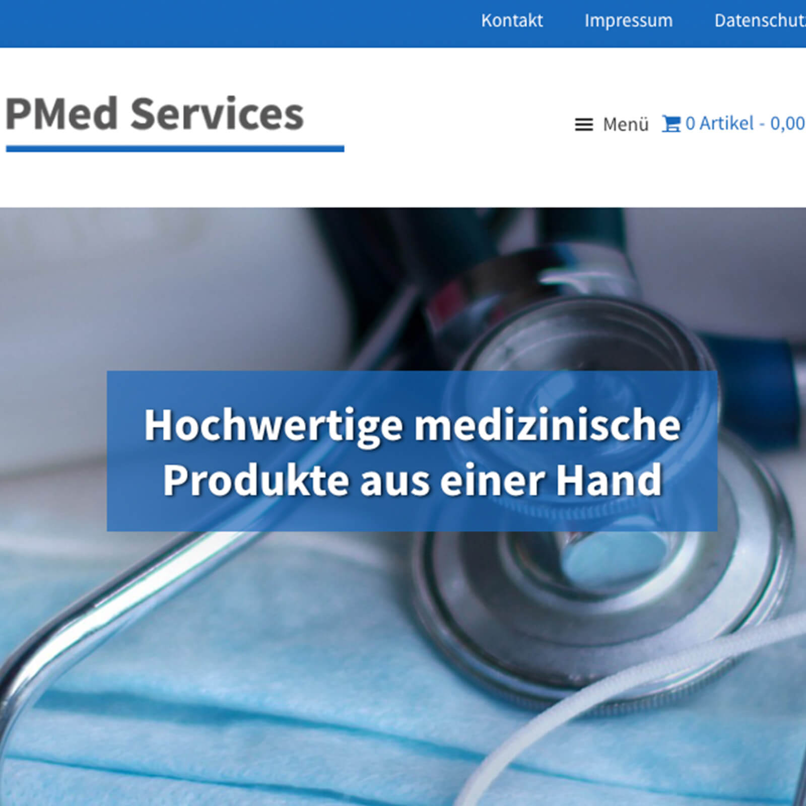 Kuki Design PMed Services Vorschau Webdesign Webseitengestaltung