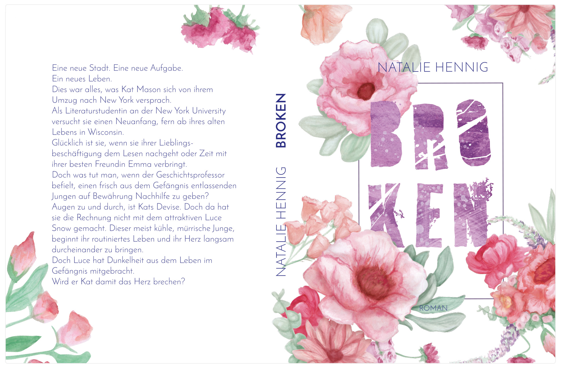 Kuki Design Buchgestaltung Covergestaltung Illustrationen Broken Natalie Hennig
